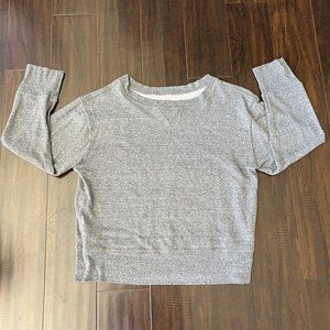 Current Elliott Women’s size 2 Heather Gray Long Sleeve Pullover